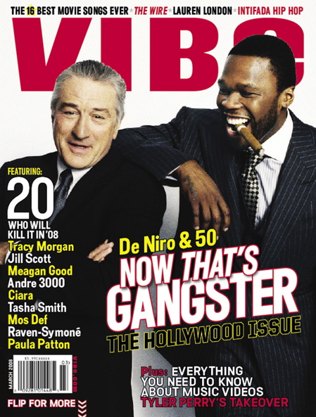 Robert DeNiro and 50 Cent Cover of Vibe Magazine