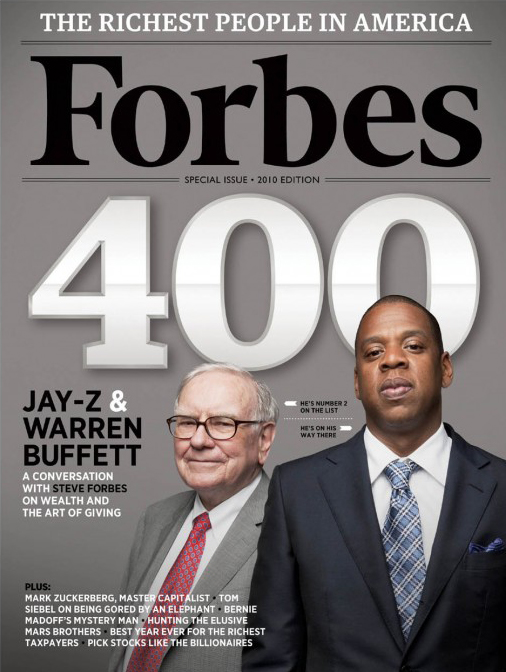 Jay-Z Warren Buffet Forbes