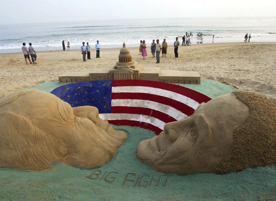 Obama sand