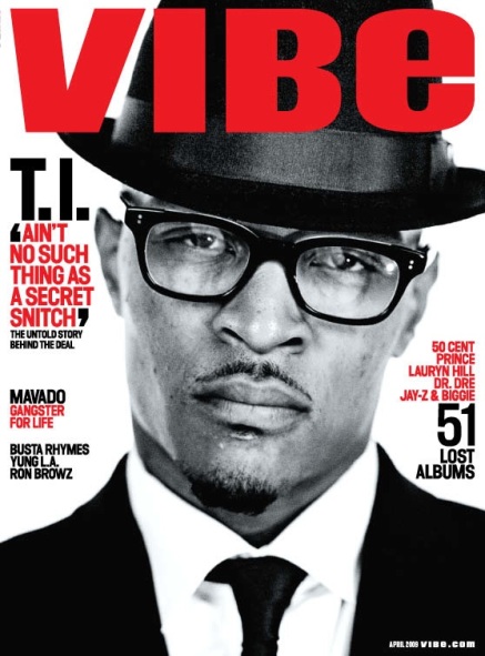 T.I. on Vibe cover April 2009